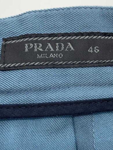 画像：PRADAスラックスパンツ/ボトム/サイドライン/46/ウール/BLU//4