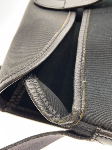 商品画像：ショルダーバッグ/キャンバス/レザー/BLK/黒// 7