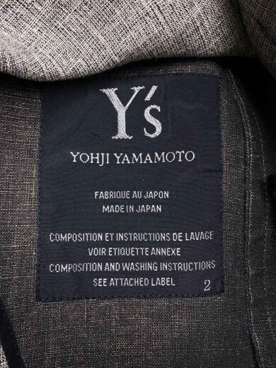 商品画像：ジャケット/リネン/GRY/YR-J18-317 3