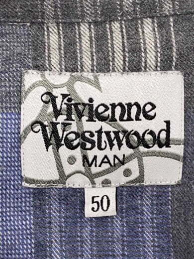 商品画像：長袖シャツ/50/コットン/BLU/チェック/279008 3