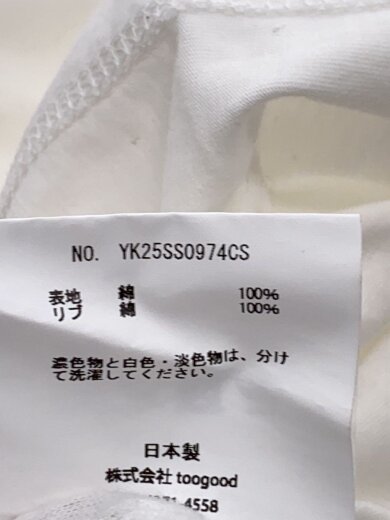 商品画像：Tシャツ/2/コットン/WHT/YK25SS0973CS// 5