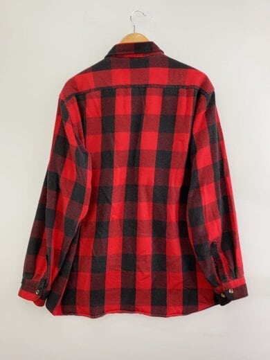 商品画像：長袖シャツ/XL/--/RED/チェック 2