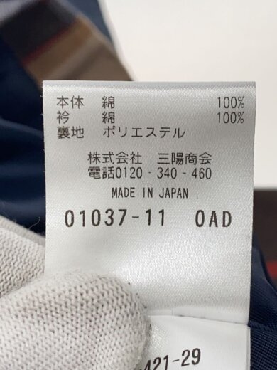 商品画像：ハウスチェックコート/コート/38/コットン/BEG/チェック/H5A01-421-29// 5