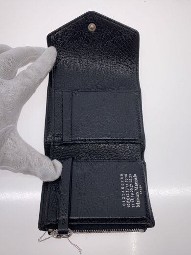 商品画像：3つ折り財布/レザー/BLK/レディース/S56UI0138/黒// 4