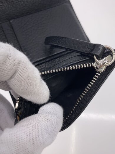 商品画像：3つ折り財布/レザー/BLK/レディース/S56UI0138/黒// 5