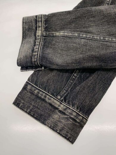商品画像：DENIM JACKET/デニムジャケット/Gジャン/トラッカー/フェード/M/デニム/BLK/無地// 5