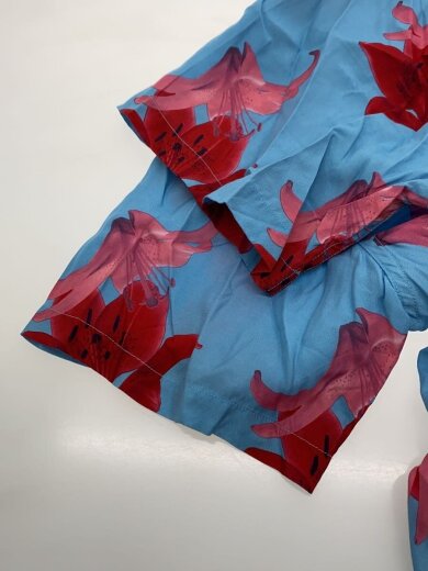商品画像：HAWAIIAN SHIRT S/S/アロハ/ハワイアン/半袖シャツ/オープンカラー/M/レーヨン/BLU// 5