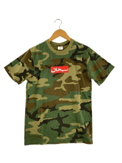 商品画像：26SS/Arabic Box Logo Tee/Tシャツ/S/コットン/KHK/カモフラ// 1