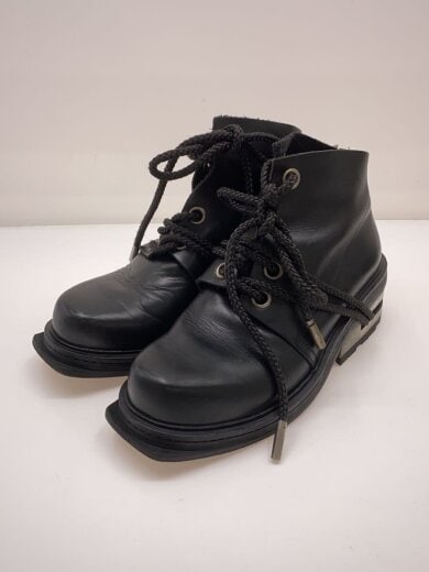 商品画像：LACED METAL HEEL MONTAINEERING BOOTS/ブーツ/41/BLK/レザー// 2