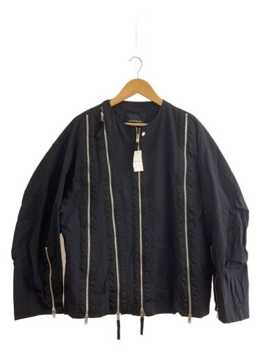 商品画像：23SS/ZIPPER MA-1 BLOUSON/フライトジャケット/2/ナイロン/BLK/23SS-BL01// 1