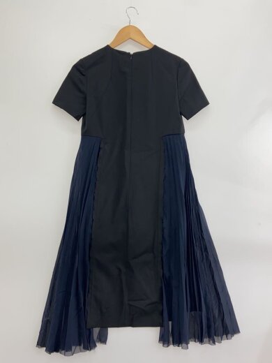 商品画像：シフォンプリーツ切替ワンピース/半袖ワンピース/38/黒/BLK/S51CT0815 S47439// 2