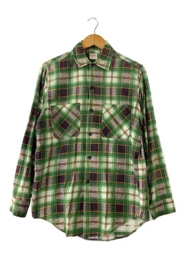 商品画像：50S～60S/BIG MAC/ネルシャツ/14.5/コットン/GRN/チェック 1