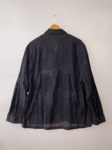 商品画像：26SS/長袖シャツ/フェード/エイジング/レース/1/BLK/ANC-SH81-B// 2