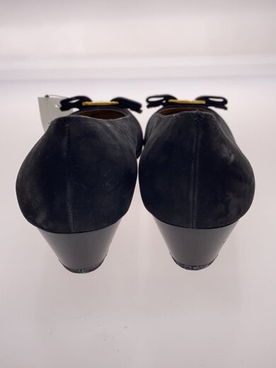 商品画像：リボン/フラットパンプス/スウェード/US6.5/BLK/黒// 5