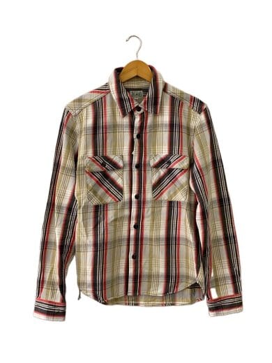 商品画像：union work shirt/長袖シャツ/15/コットン/BEG/チェック// 1