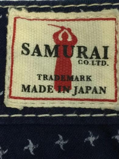 画像：SAMURAI JEANS15周年/手裏剣ウォバッシュワークパンツ/34/コットン/ネイビー/SJWP13-013