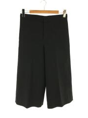 ウエストギャザーパンツ/38/ウール/NVY/無地/6514-236-0494