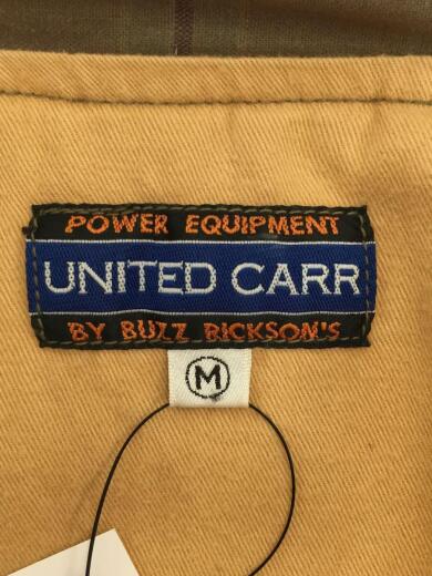 画像：UNITED CARRby Buzz Ricksons/ダブルライダースジャケット/M/コットン/KHK/チェック/UC105123