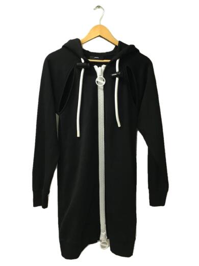 画像：DIESELD-AKRON DRESS/ジップワンピース/XXS/コットン/BLK/無地1