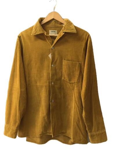 画像：ARROWVintage/60s/オープンカラーコーデュロイシャツ/SIZE:L/マスタード/無地1