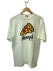 Henry’s PIZZA/Tシャツ/XL/コットン/WHT