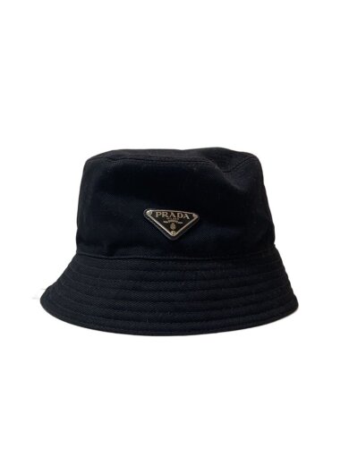 商品画像：バケットハット/M/コットン/BLK/無地/メンズ/P101 2022 19600 1