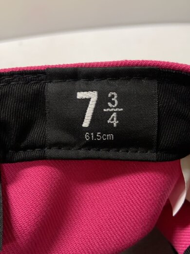 商品画像：キャップ/7 3/4/ポリエステル/PNK/無地/メンズ 8