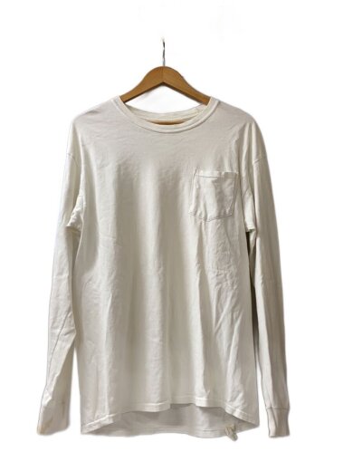 商品画像：長袖Tシャツ/L/コットン/WHT 1