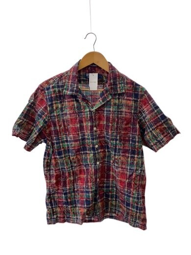 商品画像：半袖シャツ/M/コットン/RED/総柄 1