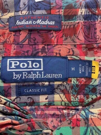 商品画像：半袖シャツ/M/コットン/RED/総柄 3