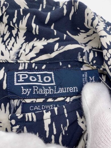 商品画像：アロハシャツ/M/レーヨン/NVY/総柄 3