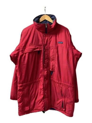 商品画像：ジャケット/M/ナイロン/RED/無地 1