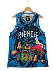 タンクトップ/--/--/BLU/総柄