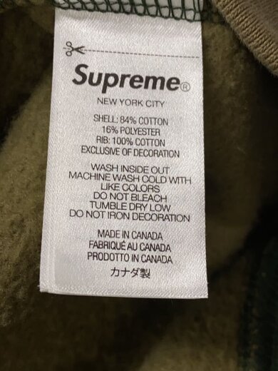 画像：Supremeジップパーカー/S/コットン/KHK/カモフラ5