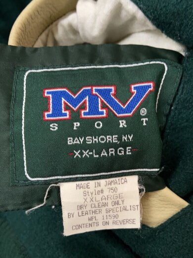 商品画像：90s/スタジャン/XXL/ウール/GRN 3