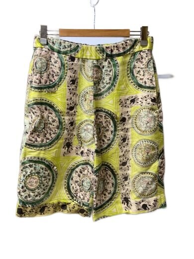 商品画像：ショートパンツ/36/リネン/GRN/総柄/TR0042PG0151510 1