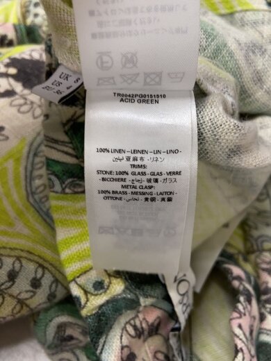 商品画像：ショートパンツ/36/リネン/GRN/総柄/TR0042PG0151510 6