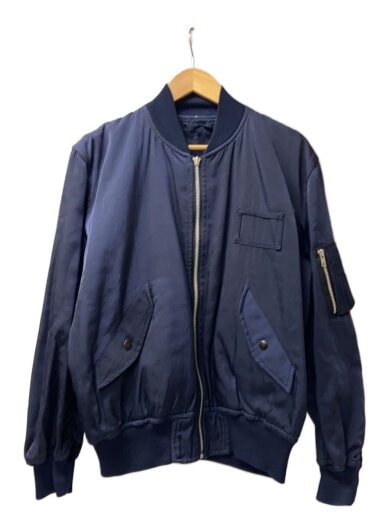 商品画像：D.GRACE/ナイロンジャケット/L/ナイロン/NVY/無地 1