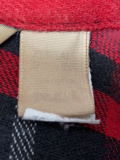 商品画像：長袖シャツ/--/コットン/RED/チェック 4