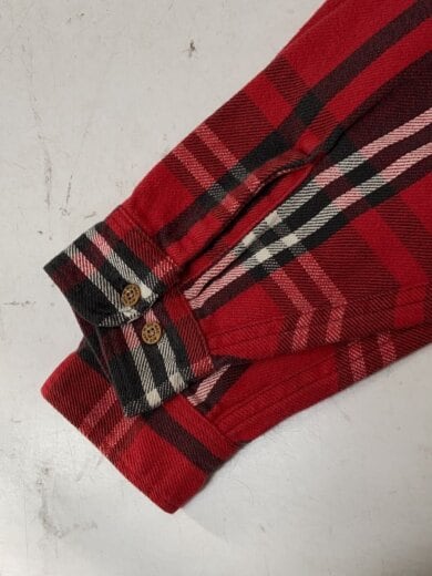 商品画像：長袖シャツ/--/コットン/RED/チェック 5