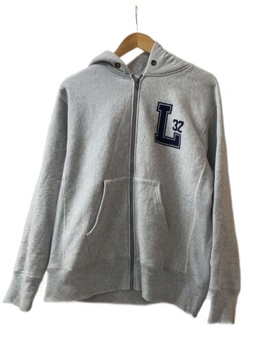 商品画像：ジップパーカー/XL/コットン/GRY 1