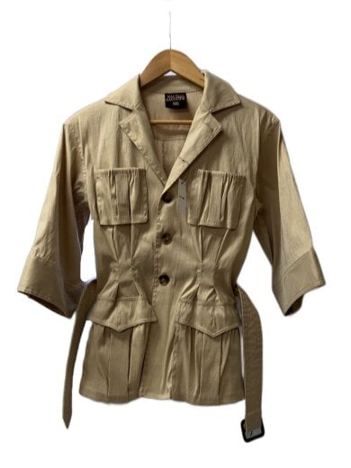 商品画像：フレアスリーブ3Bジャケット/6/ポリエステル/BEG/JRJB-IM2-1001 1