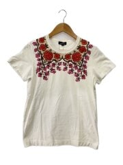 Tシャツ/M/コットン/WHT/プリント/TB-T023