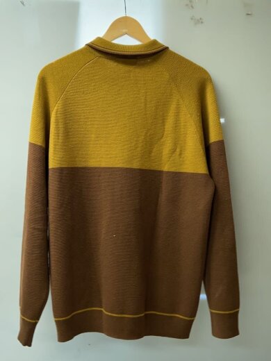 商品画像：ニット・セーター(薄手)/L/ウール/BRW 2