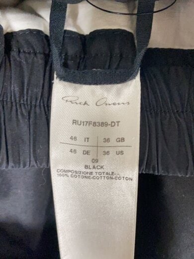 商品画像：ショートパンツ/36/コットン/BLK/RU17F8389-DT 5