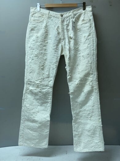 商品画像：ストレートパンツ/40/コットン/WHT/無地 1