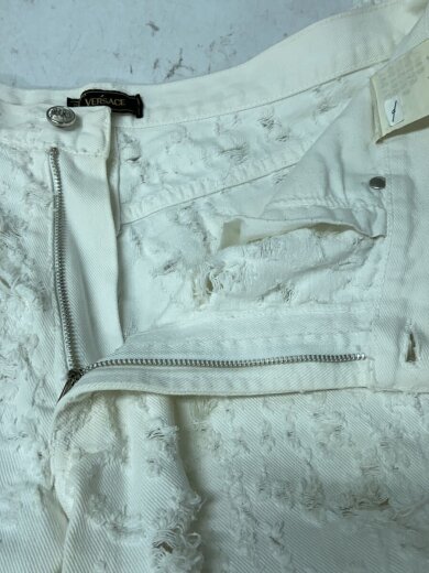 商品画像：ストレートパンツ/40/コットン/WHT/無地 3