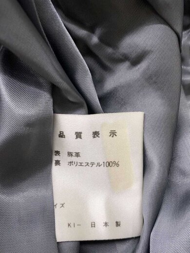 商品画像：MAELSTROM/レザージャケット・ブルゾン/--/豚革/GRY/チェック 4