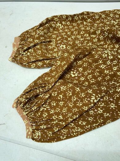 商品画像：長袖ワンピース/--/レーヨン/BRW/総柄/46-2815 5