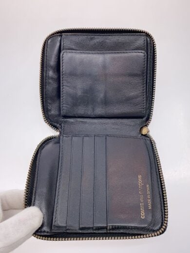 商品画像：2つ折り財布/--/BLK/無地/メンズ 4